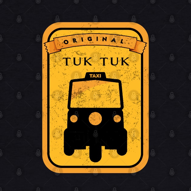 Vintage Tuk Tuk Bangkok by KewaleeTee